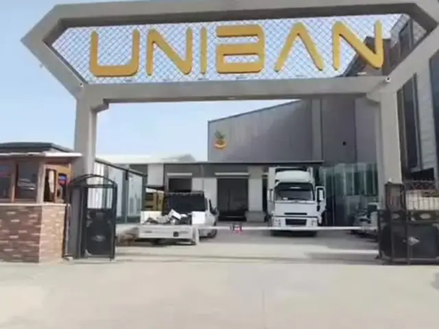 Fabrika girişinde otomatik bariyer