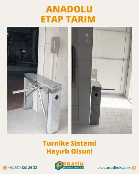 Anadolu Etap Tarım: turnike sistemi