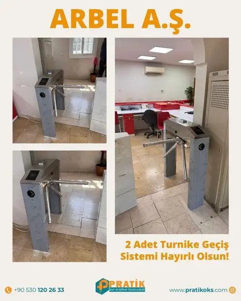 Arbel A.Ş.: 2 turnike geçiş sistemi