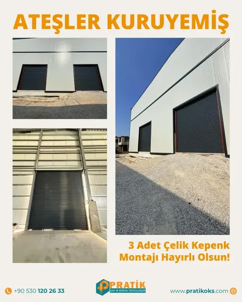 Ateşler Kuruyemiş: 3 çelik kepenk