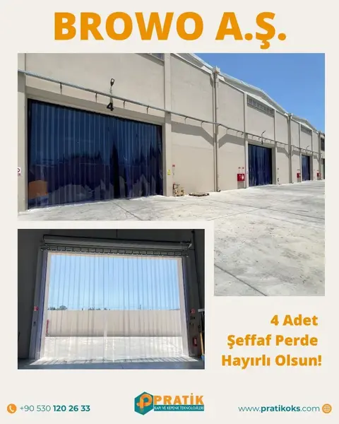 Browo A.Ş.: 4 şeffaf şerit perde