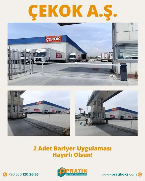 Çekok A.Ş.: 2 bariyer