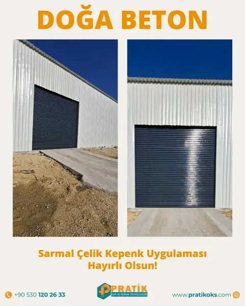 Doğa Beton: sarmal çelik kepenk