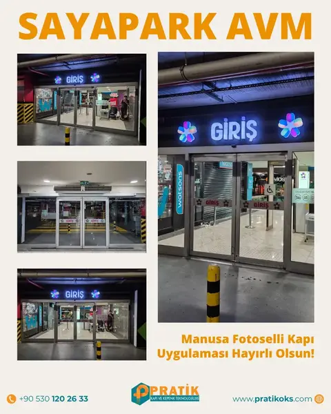 Sayapark AVM: Manusa fotoselli kapı