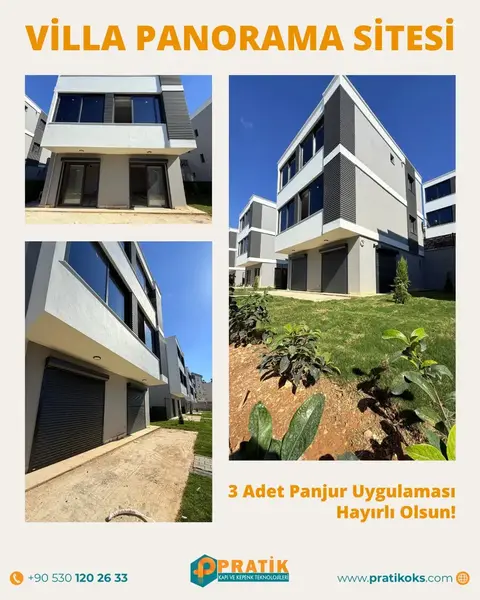 Villa Panorama Sitesi: 3 panjur